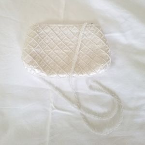 Vintage La Regale White Beaded Evening Handbag
